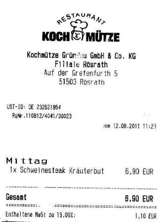 alrs Kochmütze Höffner Möbel Service und Restaurant Lebensmittelhygiene Verordnung Konzept HACCP alrs Höffner Kochmütze Restaurant